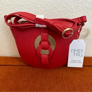 Red brand new clutch purse